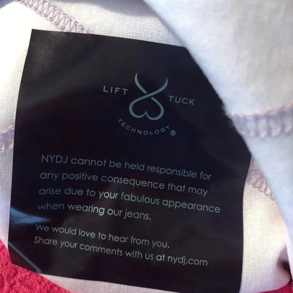 NYDJ Jacquard skimmers petite 8P - Picture 9 of 12